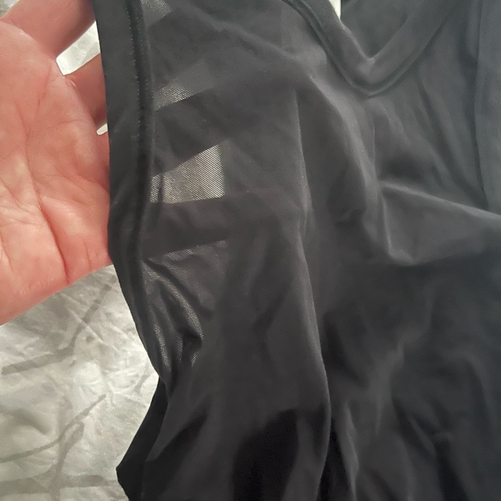 NWT Sheer Mesh Tank Dress - Picture 7 of 8